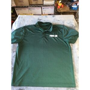Mens Fords Gin logo Golf Polo XL Green Nice. Port Authority